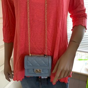 CUTE MATELESSE’ MICRO BAG GREY/BLUE
